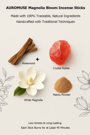 Magnolia Bloom– Low Smoke Agarwood Incense Sticks